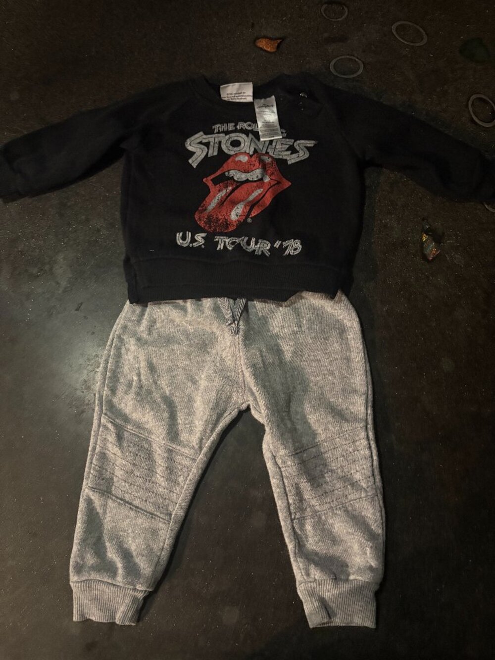 The Rolling Stones Baby 2-Piece Jogger Outfit Set 6–9M